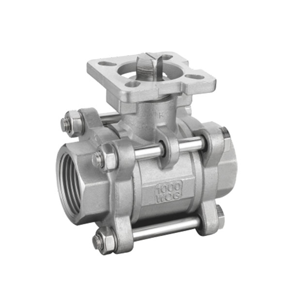 不锈钢三片式球阀