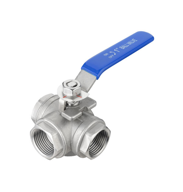 不锈钢三通式球阀